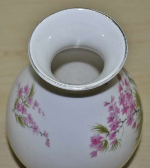 Vintage Southfields Fine Bone China Hand Painted Small Vase Made in England