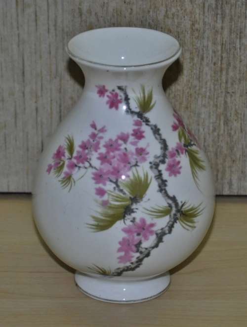 Vintage Southfields Fine Bone China Hand Painted Small Vase Made in England