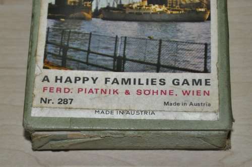 Vintage Piatnik and Wien `Famous Cities` A Happy Families Game Nr. 287 - Made in Austria
