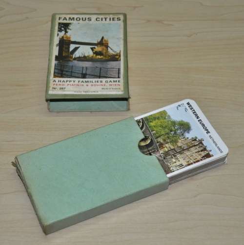 Vintage Piatnik and Wien `Famous Cities` A Happy Families Game Nr. 287 - Made in Austria
