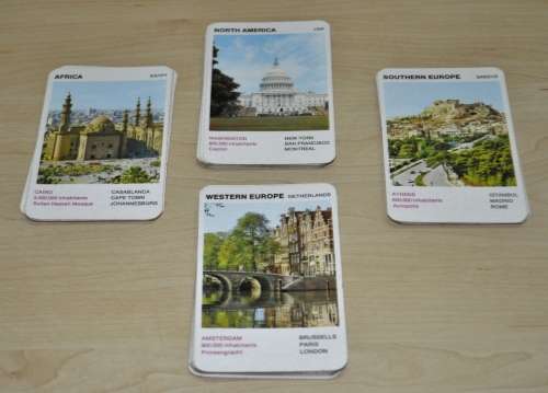 Vintage Piatnik and Wien `Famous Cities` A Happy Families Game Nr. 287 - Made in Austria