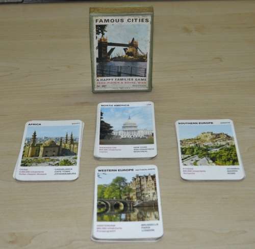 Vintage Piatnik and Wien `Famous Cities` A Happy Families Game Nr. 287 - Made in Austria