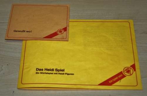 Vintage, Collectible Das Neue Heidi Magazin 4-in-1 Game Box by ASS (German)