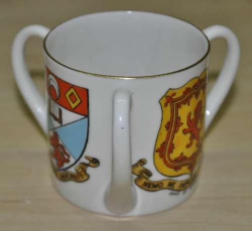 W.H Goss Crested China Loving Cup St, Andrews, Scotland including History of The Loving Cup Card