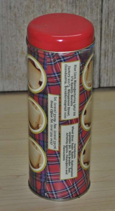 Vintage Kwality Shortbread Biscuits Tin manufactured by Blue Lion Manufacturing