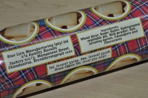 Vintage Kwality Shortbread Biscuits Tin manufactured by Blue Lion Manufacturing