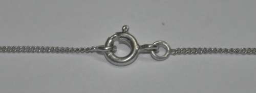 Vintage Middle Eastern YT900 Sterling Silver Heart and Crystal Pendant on 925 Silver Chain