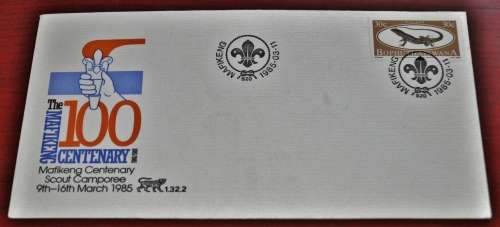 Mafikeng Centenary Scout Camporee March 1985 First Day Cover