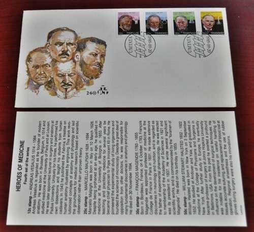 Heroes of Medicine Transkei 1985 First Day Cover