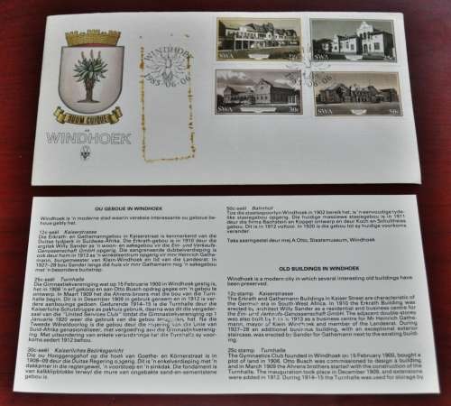 Old Buildings in Windhoek 1985 First Day Cover