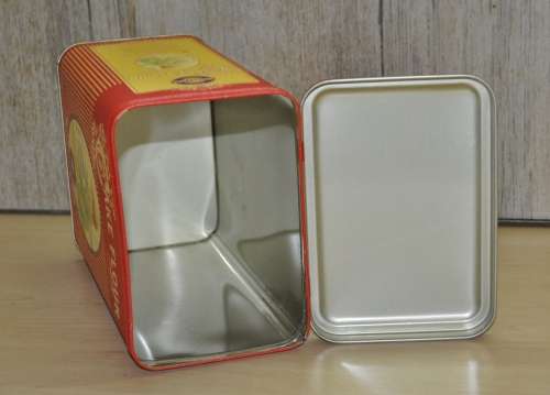 Collectible, Contemporary Large Snowflake Cake Flour Tin