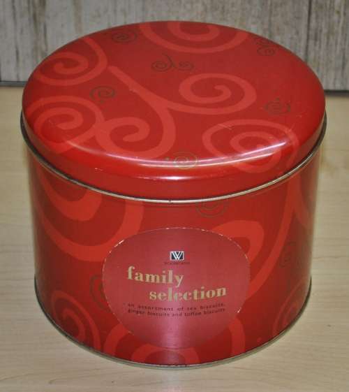 Collectible, Contemporary Woolworths Family Selection Biscuit Tin