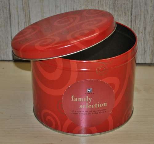 Collectible, Contemporary Woolworths Family Selection Biscuit Tin