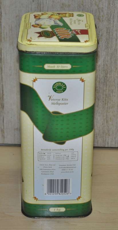 Collectible, Vintage Clover Elite Fat Free Instant Milk Powder Tin (1 Kg)