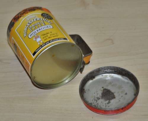 Vintage, Collectible Colman`s Worcestershire Sprinkle Spice Tin