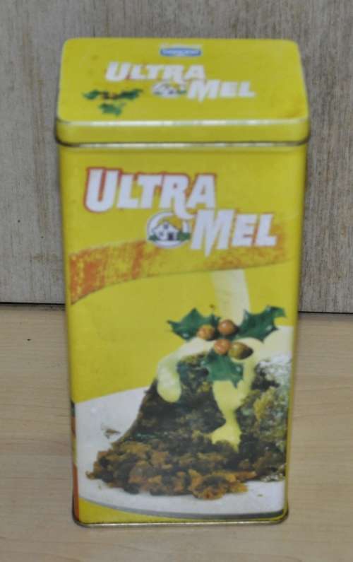 Vintage, Collectible Danone Ultra Mel Custard Tin