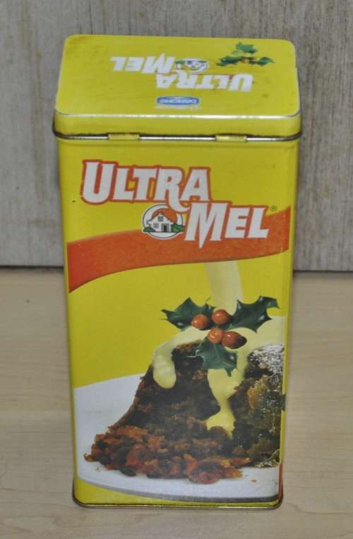 Vintage, Collectible Danone Ultra Mel Custard Tin