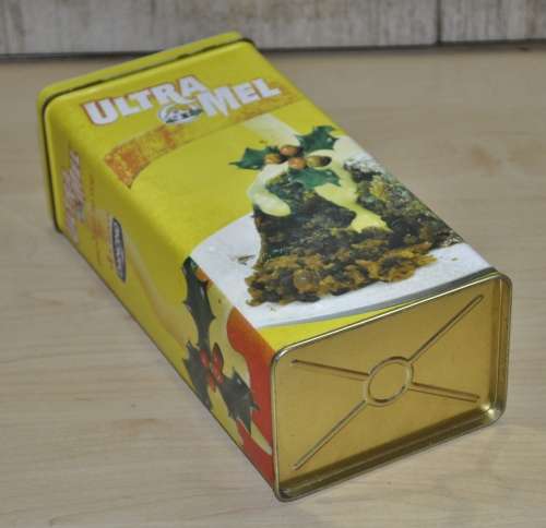 Vintage, Collectible Danone Ultra Mel Custard Tin