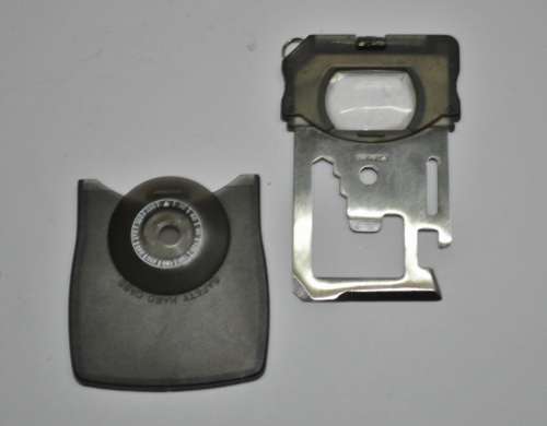 Credit Card-sized Multi-function Stainless Steel Survival Tool in Protective Hard Case