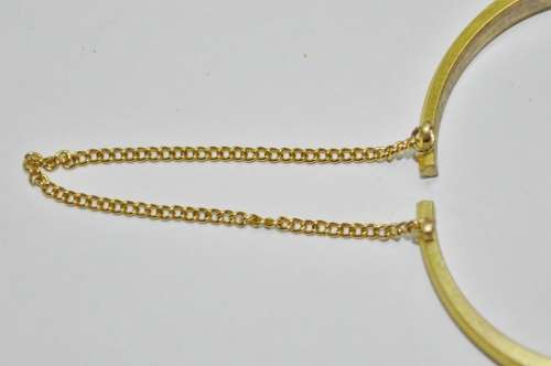 Vintage Swiss Made Cardinal 17 Jewel Gold Plated and Rhinestone Ladies Clamper Bracelet Watch