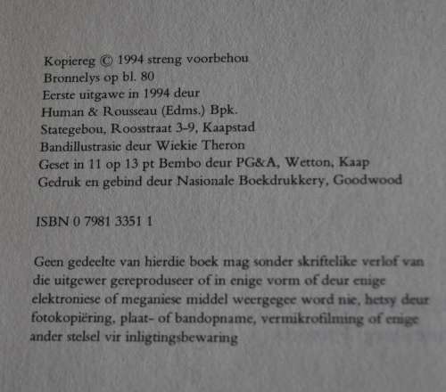 Woorde wat klink Saamgestel deur Nic Swanepoel (ISBN 0798133511)