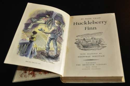 The Adventures of Huckleberry Finn by Mark Twain with drawings by Geoffrey Whittam (1954)