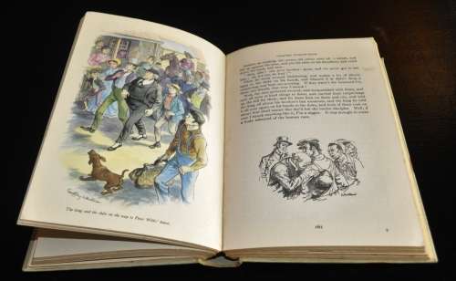 The Adventures of Huckleberry Finn by Mark Twain with drawings by Geoffrey Whittam (1954)