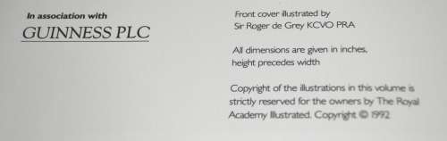 Royal Academy Illustrated Edited by Anthony Whishaw RA (1992)