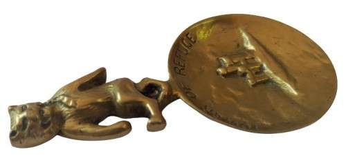 Collectible, Vintage Brass Tea Caddy Spoon - Tower of Refuge