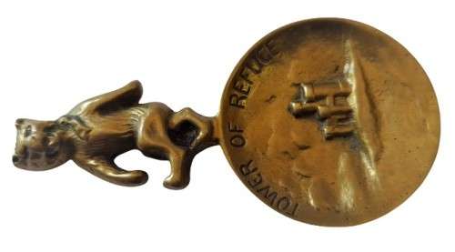 Collectible, Vintage Brass Tea Caddy Spoon - Tower of Refuge