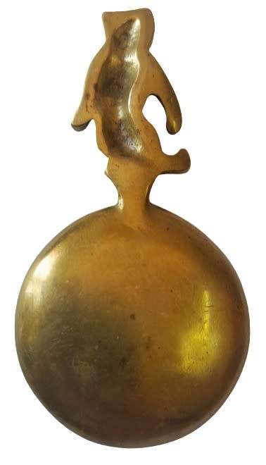 Collectible, Vintage Brass Tea Caddy Spoon - Tower of Refuge