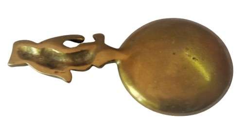 Collectible, Vintage Brass Tea Caddy Spoon - Tower of Refuge
