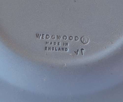 Small Vintage Blue Jasperware Plate - Windsor Castle by Wedgwood