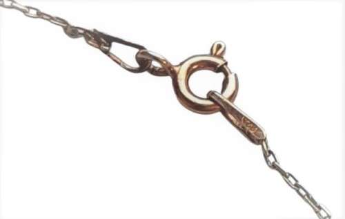 Vintage Rose Gold Plated 925 silver Love and Infinity Pendant Necklace