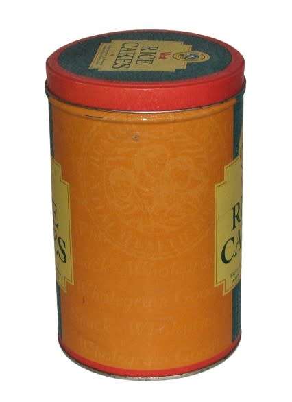 Vintage Collectible Vital Rice Cakes Tin