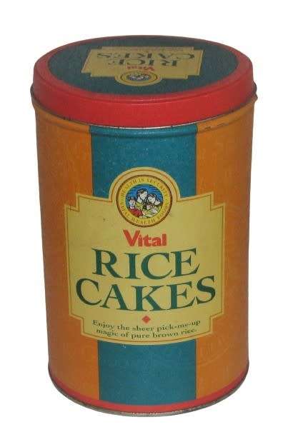 Vintage Collectible Vital Rice Cakes Tin