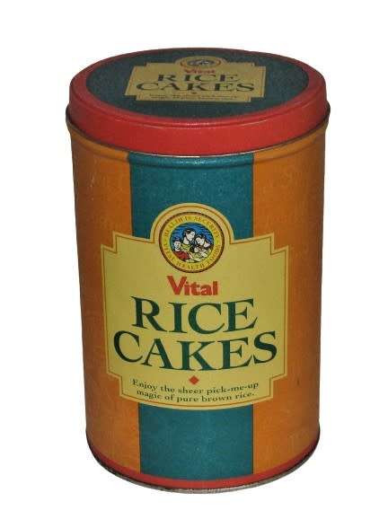 Vintage Collectible Vital Rice Cakes Tin