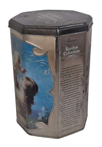 Collectible Hexagonal Annique Rooibos Collection 2003/1 Tea Caddy Tin