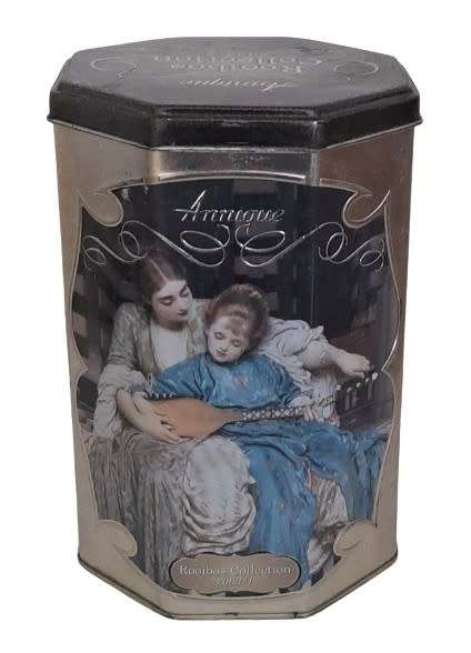 Collectible Hexagonal Annique Rooibos Collection 2003/1 Tea Caddy Tin