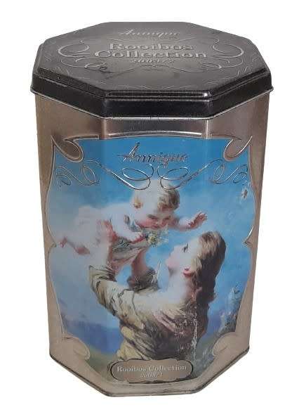 Collectible Hexagonal Annique Rooibos Collection 2003/1 Tea Caddy Tin