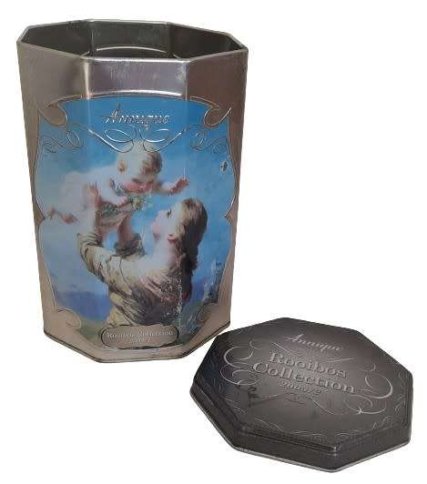 Collectible Hexagonal Annique Rooibos Collection 2003/1 Tea Caddy Tin
