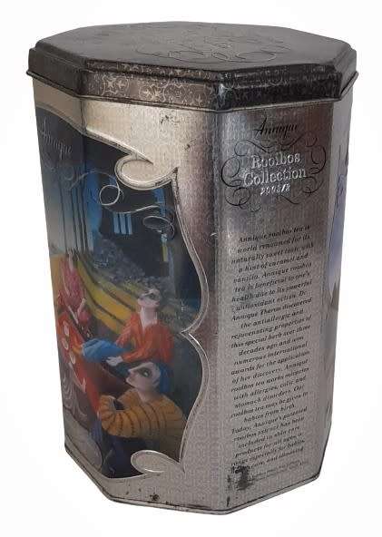 Collectible Hexagonal Annique Rooibos Collection 2003/2 Tea Caddy Tin