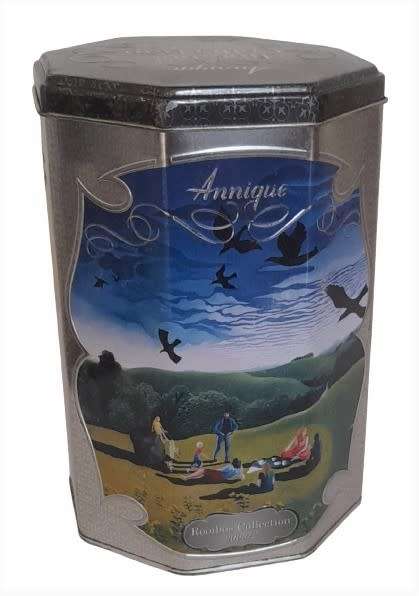 Collectible Hexagonal Annique Rooibos Collection 2003/2 Tea Caddy Tin