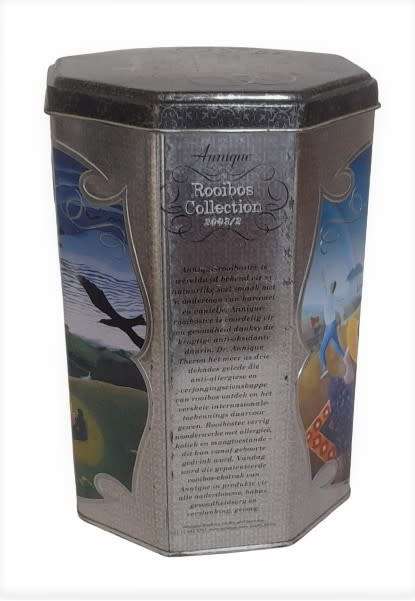 Collectible Hexagonal Annique Rooibos Collection 2003/2 Tea Caddy Tin