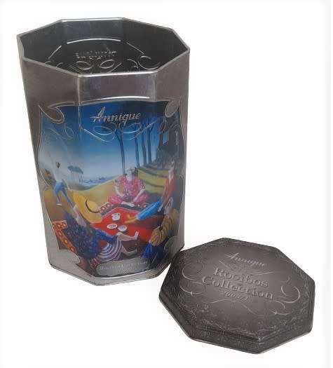 Collectible Hexagonal Annique Rooibos Collection 2003/2 Tea Caddy Tin