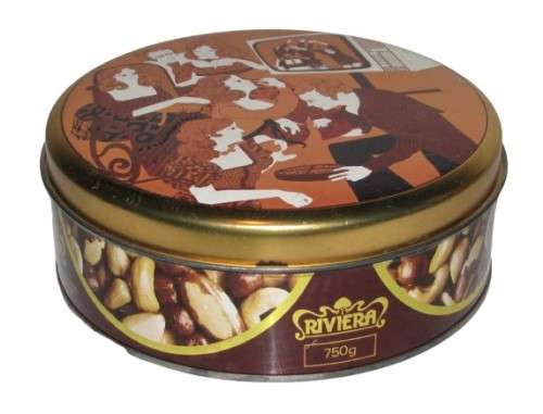 Retro, Collectible Riviera Mixed Nuts Tin
