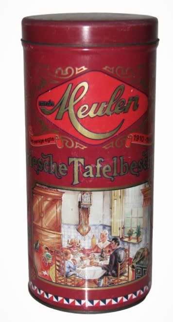 Rare, Collectible vintage Jubilee Tin 75th Anniversary (1910-1985) c1985