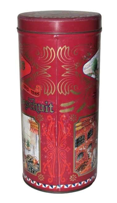 Rare, Collectible vintage Jubilee Tin 75th Anniversary (1910-1985) c1985