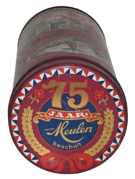 Rare, Collectible vintage Jubilee Tin 75th Anniversary (1910-1985) c1985