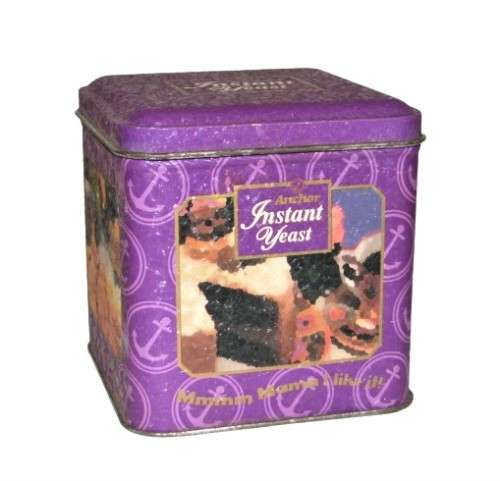 Vintage, Collectible Anchor Instant Yeast Storage Tin
